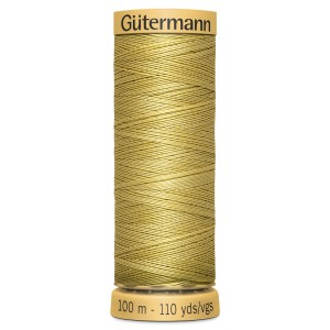 Gutermann Cotton 100m Cream Yellow