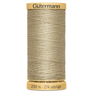 Gutermann Cotton 250m Cream Pumpkin