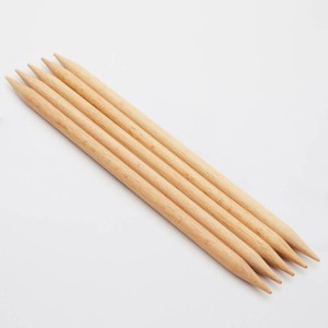 KnitPro Basix Birch 20cm Double Pointed Needles