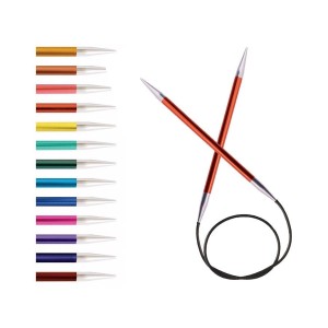 KnitPro Zing 100cm Fixed Circular Needle