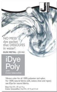 Jacquard iDye Fabric Dye Poly & Nylon 14g  - Gun Metal