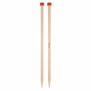 KnitPro Basix Birch 40cm Single Pointed Needles