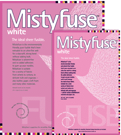 MistyFuse - White 20" Wide - Per Metre