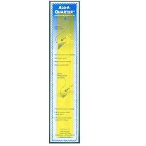 Add-A-Quarter Ruler-12" Yellow