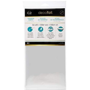 iCraft Deco Foil Sheet 15 x 30cm Bulk Pack 20 - Silver