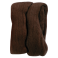 Natural Wool Roving: Brown: 20g: