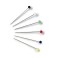 PRYM-Glass-head pins 30x0.60 si-col col 10g