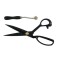 Scissor Gift Set Tailors Shears (28cm) and Tracing Wheel Black