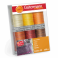 Gutermann Cotton 30 Box Set 6 Reels x 300m - Yellow/Orange/Red