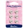 Hemline Snap Fasteners Sew-on Nickel 13mm Pack of of 6