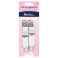 Hemline Clip-on Suspenders White - 1 pair