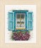 Lanarte Counted Cross Stitch Kit - Window with Shutters (Aida)