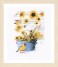Lanarte Counted Cross Stitch Kit - Helianthus Sunflowers
