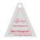 Sew Easy Mini Template Set - 45A Triangle  2.5 x 2.4in