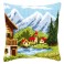 Vervaco Cross Stitch Cushion Kit - Alpine Village I