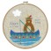 Vervaco Counted Cross Stitch  Birth Record - Lief! Indian Bear - Canoe