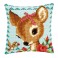 Vervaco Cross Stitch Cushion Kit - Bambi with a Bow