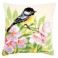 Vervaco Cross Stitch  Cushion Kit - Tit & Blossoms