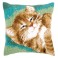 Vervaco Cross Stitch Cushion Kit - Cat