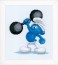 Vervaco Counted Cross Stitch Kit - The Smurfs - Hefty