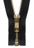 YKK Brass Metal Open Ended Zip in 36cm - Multiple Colours