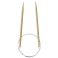 Knitting Pins: Circular: Fixed: Takumi Bamboo: 40cm x 4.00mm