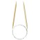 Knitting Pins: Circular: Fixed: Takumi Bamboo: 120cm x 6.00mm