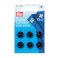 Prym Sew-On Snap Fasteners in Black - 13mm