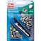 Prym Non-sew Sport & Camping Silver Anorak fasteners -15mm