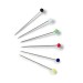 Prym Glass-Headed Pins in Assorted Colours - No. 9 - 0.60 x 30mm