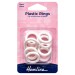 Hemline Plastic Curtain Rings White - 15mm - 10pcs