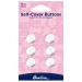 Hemline Self Cover Buttons Metal Top - 15mm