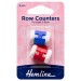 Hemline Row Counters  2-6mm Red/Blue 2 Pieces