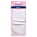 Hemline Shoulder Pads Standard Set-In Large White