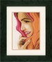 Lanarte Counted Cross Stitch Kit - Woman with Scarf (Evenweave)