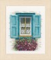 Lanarte Counted Cross Stitch Kit - Window with Shutters (Aida)