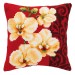 Vervaco Cross Stitch Cushion Kit - Orchid