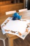 Vervaco Counted Cross Stitch Kit - Tablecloth - Happy Cats