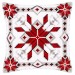 Vervaco Cross Stitch Cushion Kit - Snow Crystal I
