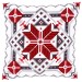 Vervaco Cross Stitch Cushion Kit - Snow Crystal II