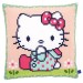 Vervaco Cross Stitch Cushion Kit - Hello Kitty - On the Lawn