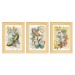 Vervaco Counted Cross Stitch Kit - Deco Butterflies - Set of 3