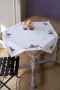 Vervaco Counted Cross Stitch Kit - Tablecloth - Butterflies
