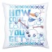 Vervaco Embroidery Kit Disney - Printed Pillow - Cover Olaf and Friends