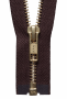 YKK Brass Metal Open Ended Zip in 36cm - Multiple Colours