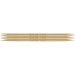 Knitting Pins: Double-Ended: Set of Five: Takumi Bamboo: 16cm x 3.75mm