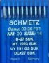 Schmetz Industrial Needles System B27 Ballpoint Canu 03:36 Pack 10 - Size 60