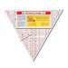 Quilting Ruler 60 Degree Triangle 8" x 9.25"