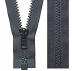 Vislon Heavyweight Open End Zip: 66cm: Black